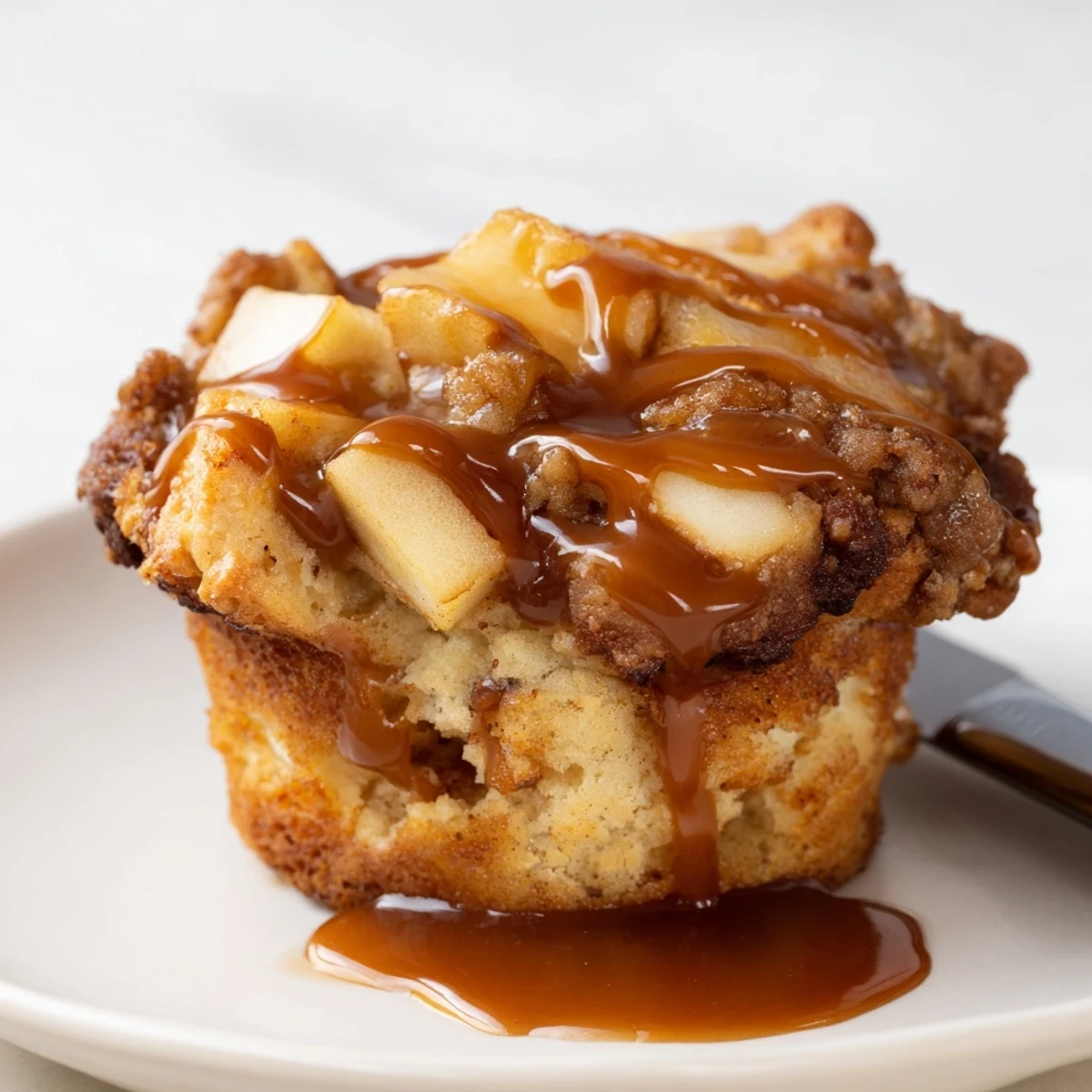 Caramel Apple Sourdough Muffins #19