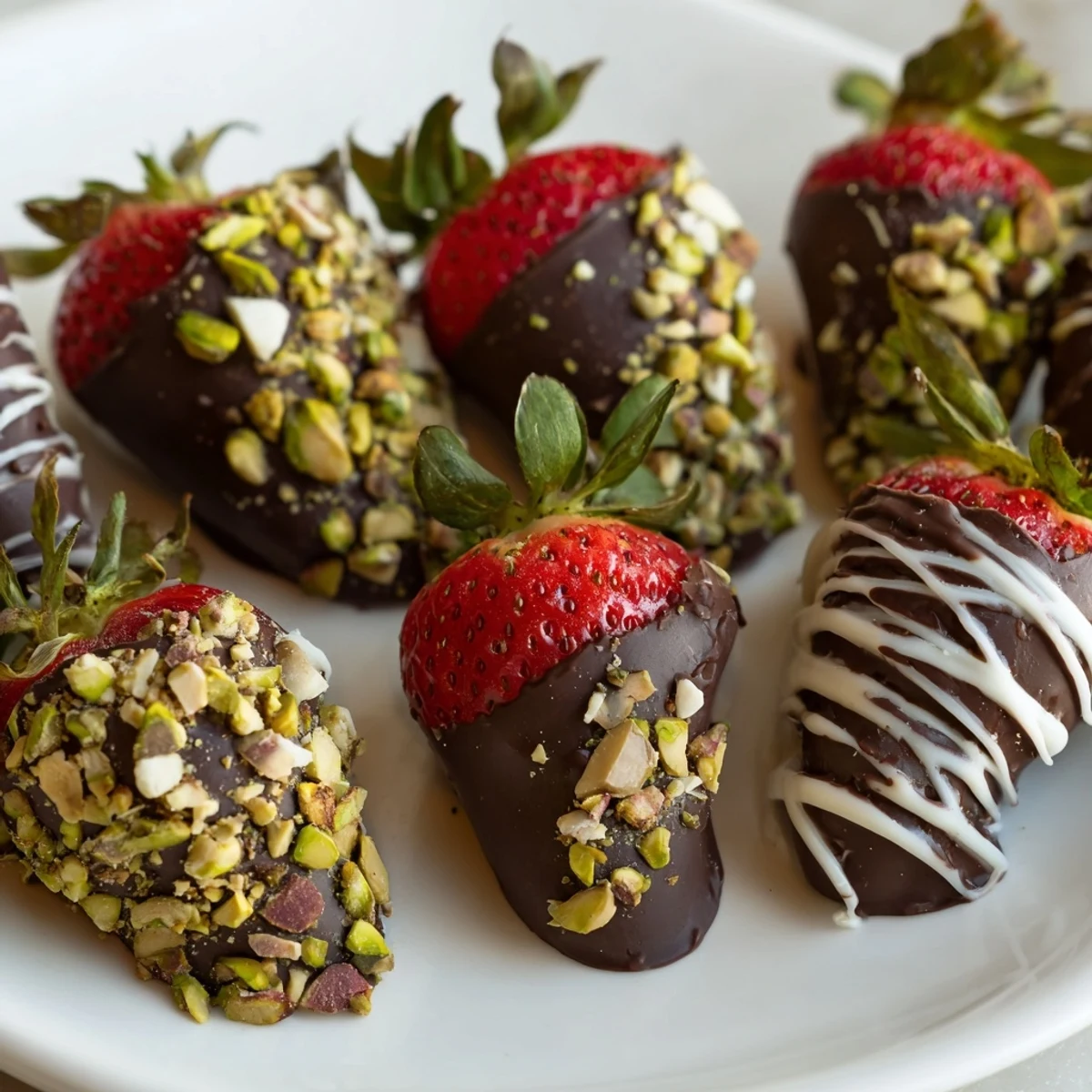 Luxurious dark chocolate covered strawberry dips, glistening and ready for a festive dessert table.