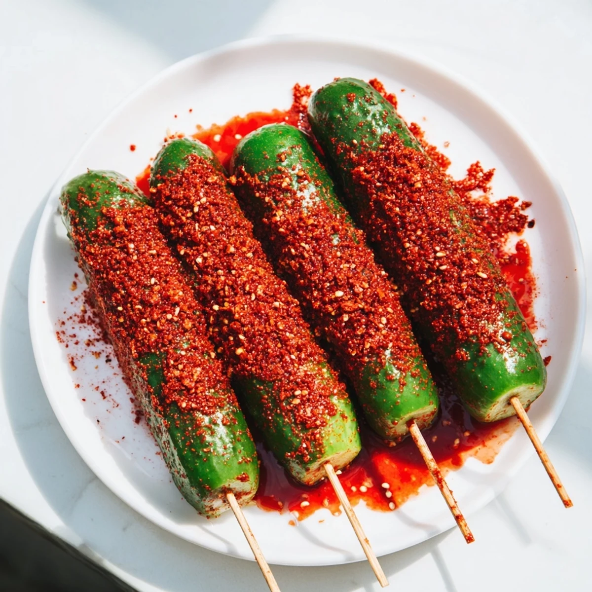 Chamoy Tajín Pickle Sticks