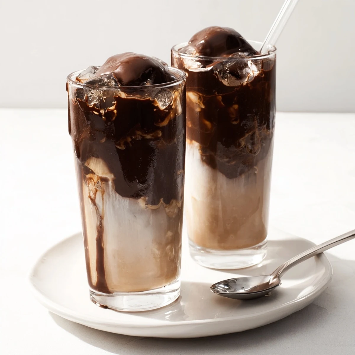 Chocolate Cracking Iced Latte
