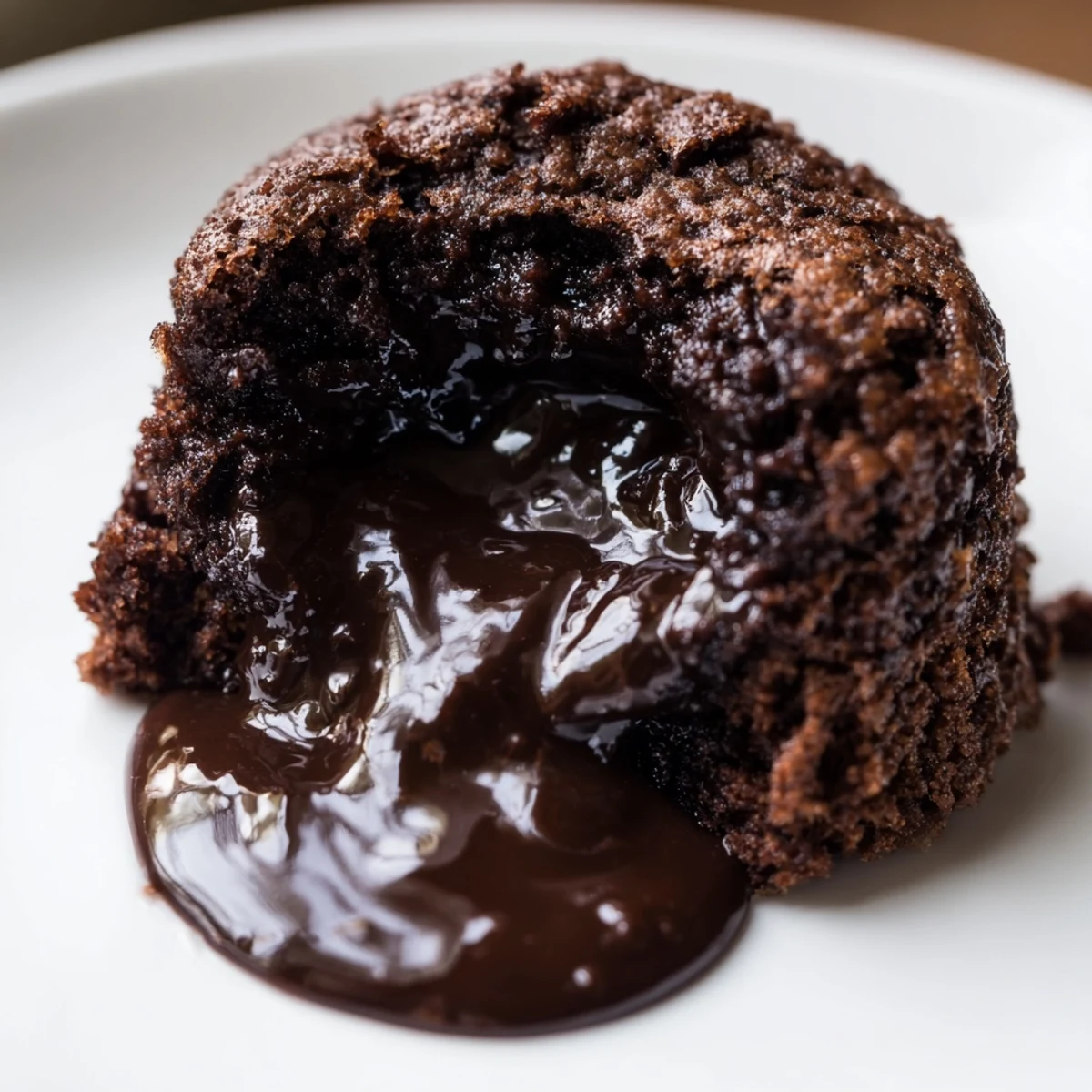 Warm Ina Garten Brownie Pudding served with a scoop of vanilla ice cream, a true chocolate delight.