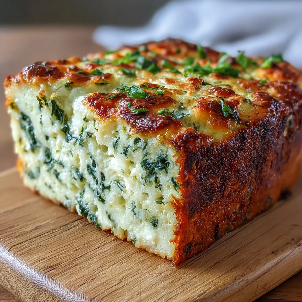 High-protein breakfast flagels packed with spinach, cottage cheese, and melty mozzarella.  