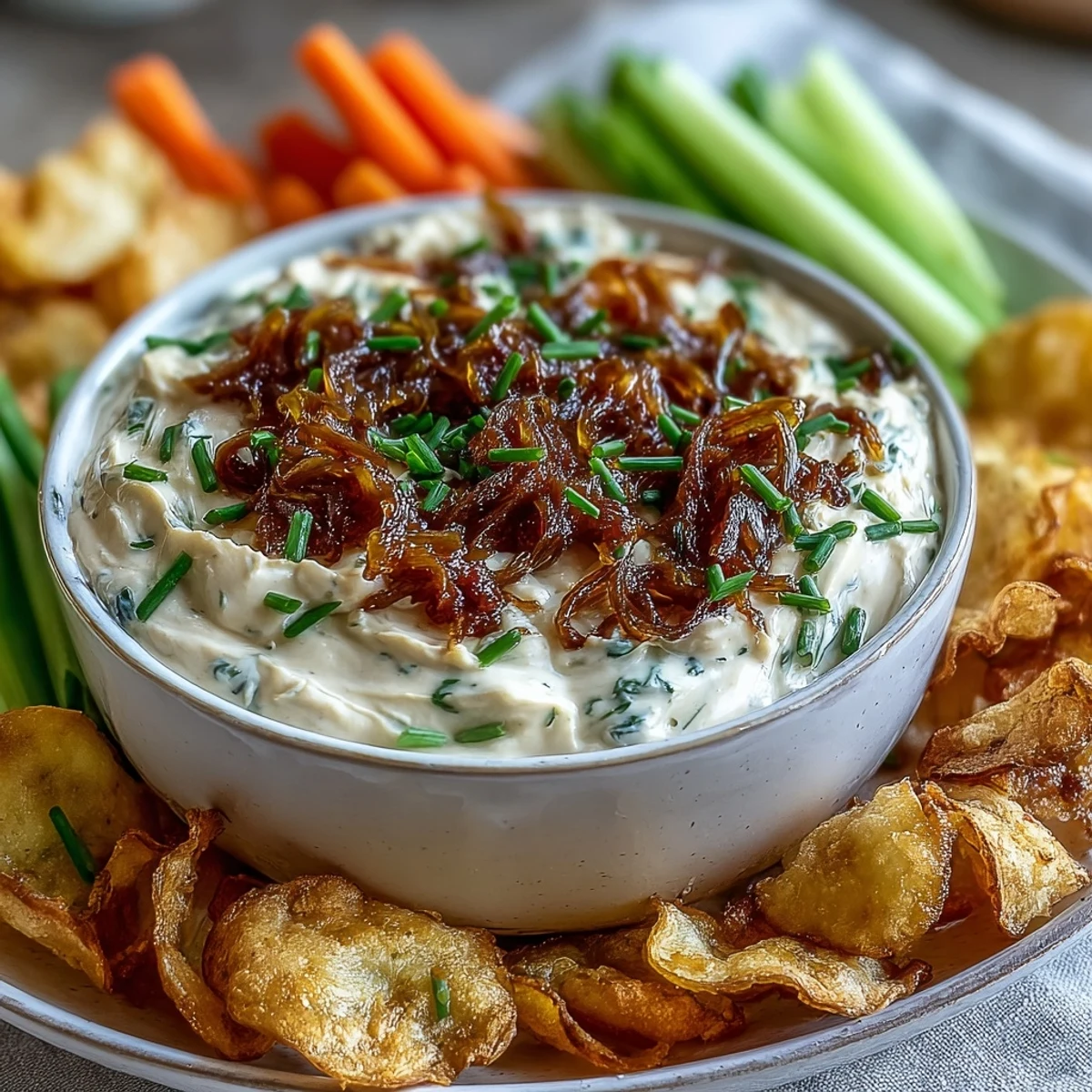 Creamy Caramelized Onion Dip