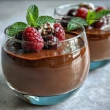Creamy, effortless light chocolate mousse, perfect for a low-calorie, decadent dessert.