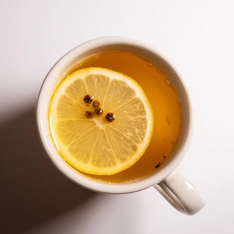 Steaming homemade Hot Toddy in a cozy mug, fragrant with honey and lemon.
