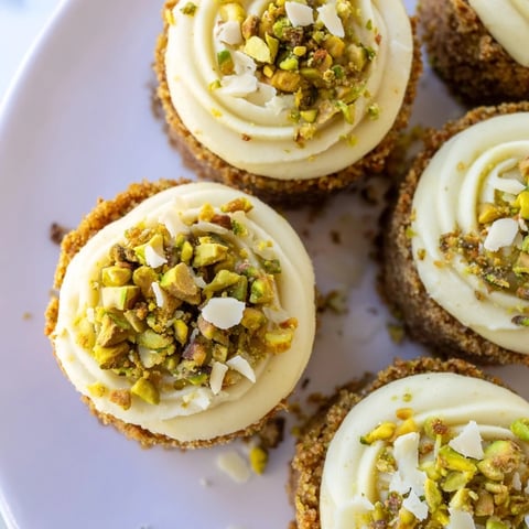 Close-up of elegant Pistachio Cheesecake Bites—a creamy, pistachio-filled dessert bite with crunchy crust.