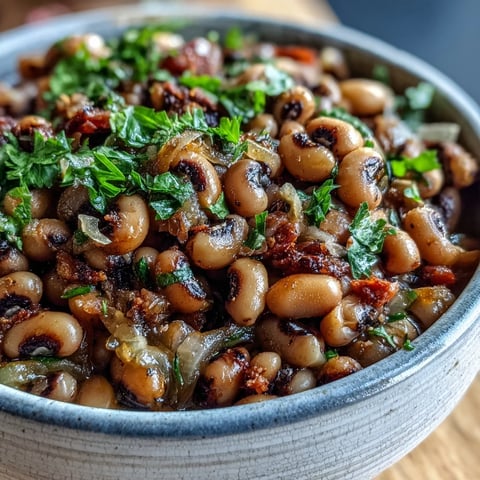 Tender frozen black-eyed peas simmer in a savory broth with onions, garlic, and smoked paprika for a quick Southern side.