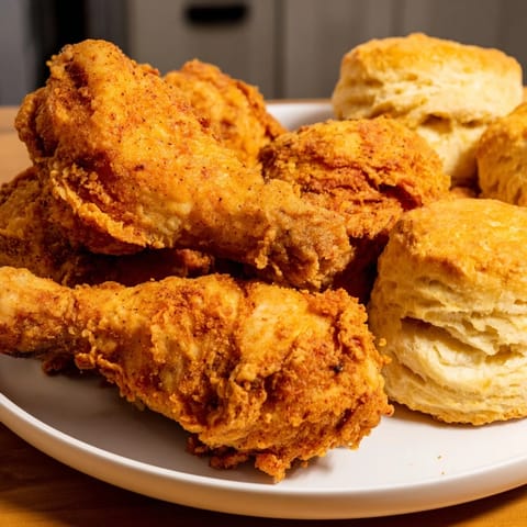 Southern Fried Chicken Biscuits