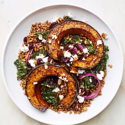 Farro Mustard Green Salad