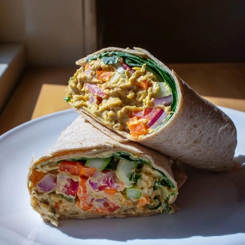 Chickpea Salad Wraps