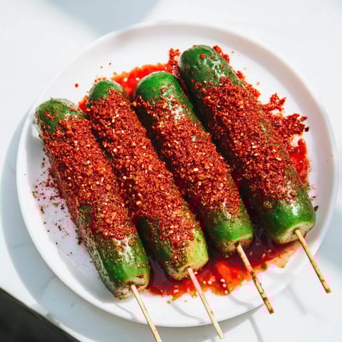 Chamoy Tajín Pickle Sticks