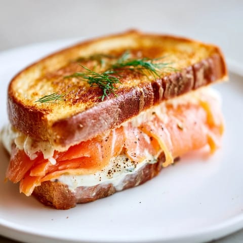 Smoked Salmon Grilled Cheese