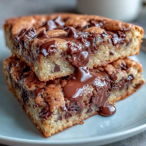 A golden Tahini Chocolate Chip Cookie Pie, gooey center, crisp edges, perfect for dessert.