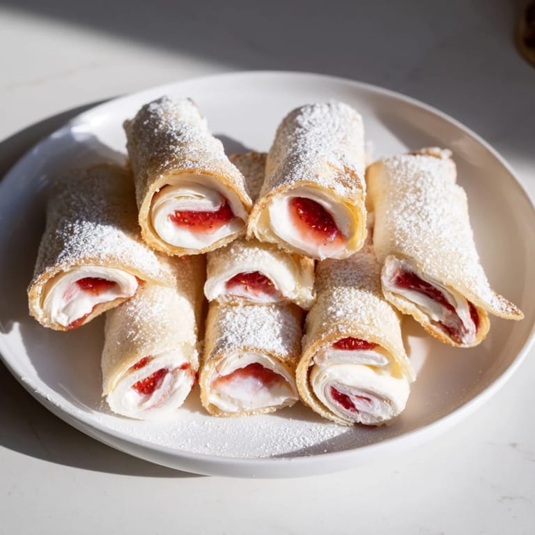 Serving suggestion: Enjoy these easy Snow Angel Tortilla Wraps—a quick and delightful afternoon snack.