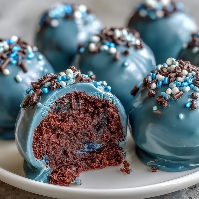 Festive graduation cake pops in school colors, featuring edible glitter and mini chocolate tassel details for a celebratory dessert.