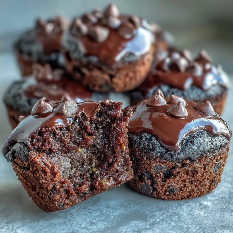 Deliciously moist Zucchini Brownie Bites, perfect for easy after-school snacking.