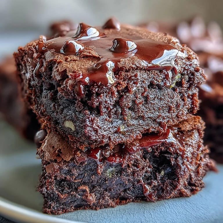 Rich chocolate Zucchini Brownie Bites, baked golden brown in mini muffin cups.